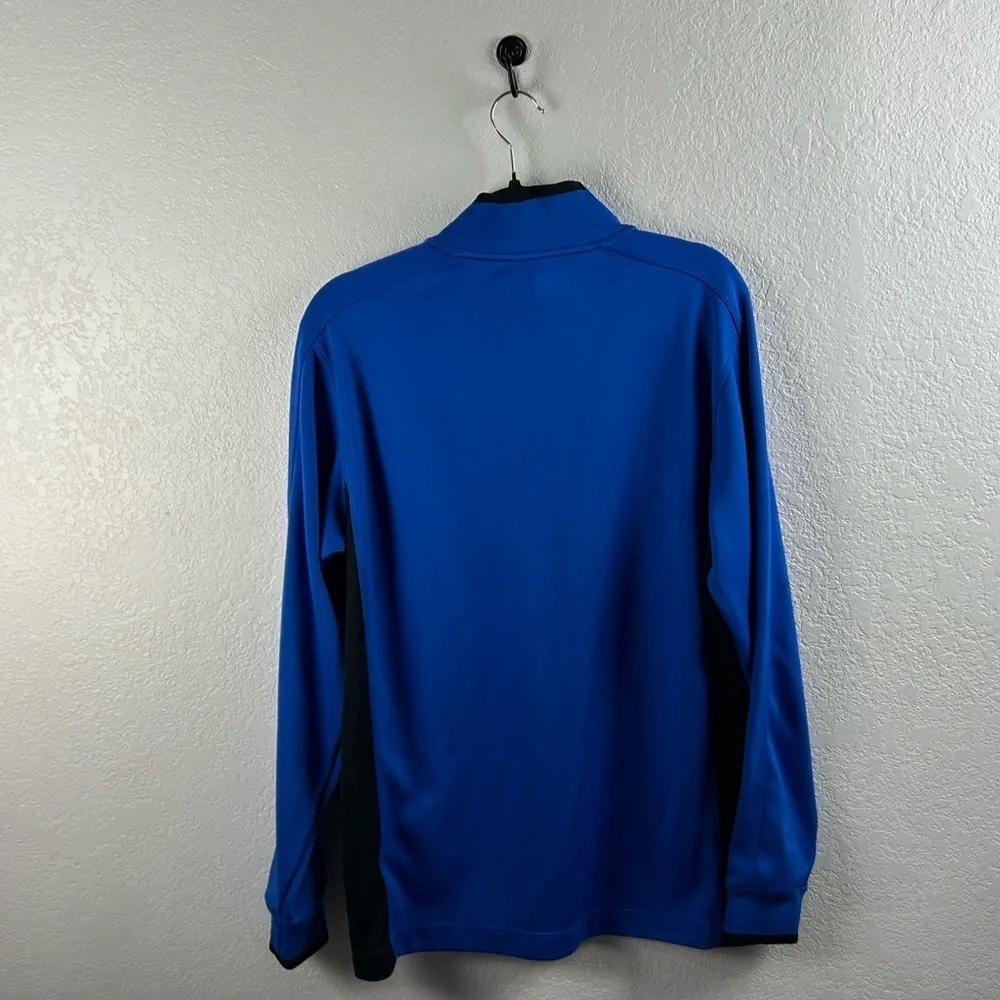 Vintage Y2K Nike Golf Men’s Sweatshirt Long Sleeve Sz M Blue Black Active Wear